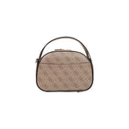 Guess Coleen Logo Latte Logo Crossbody Bag