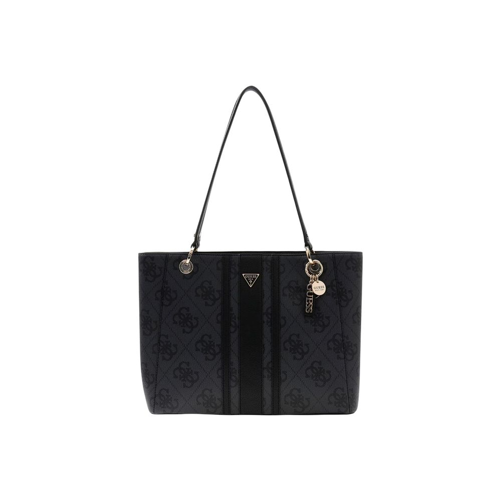 Guess Noelle Coal Logo Shopper Tote Bag
