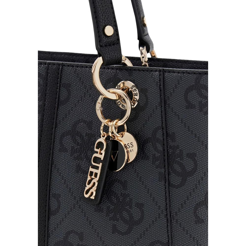 Guess Noelle Coal Logo Shopper Tote Bag