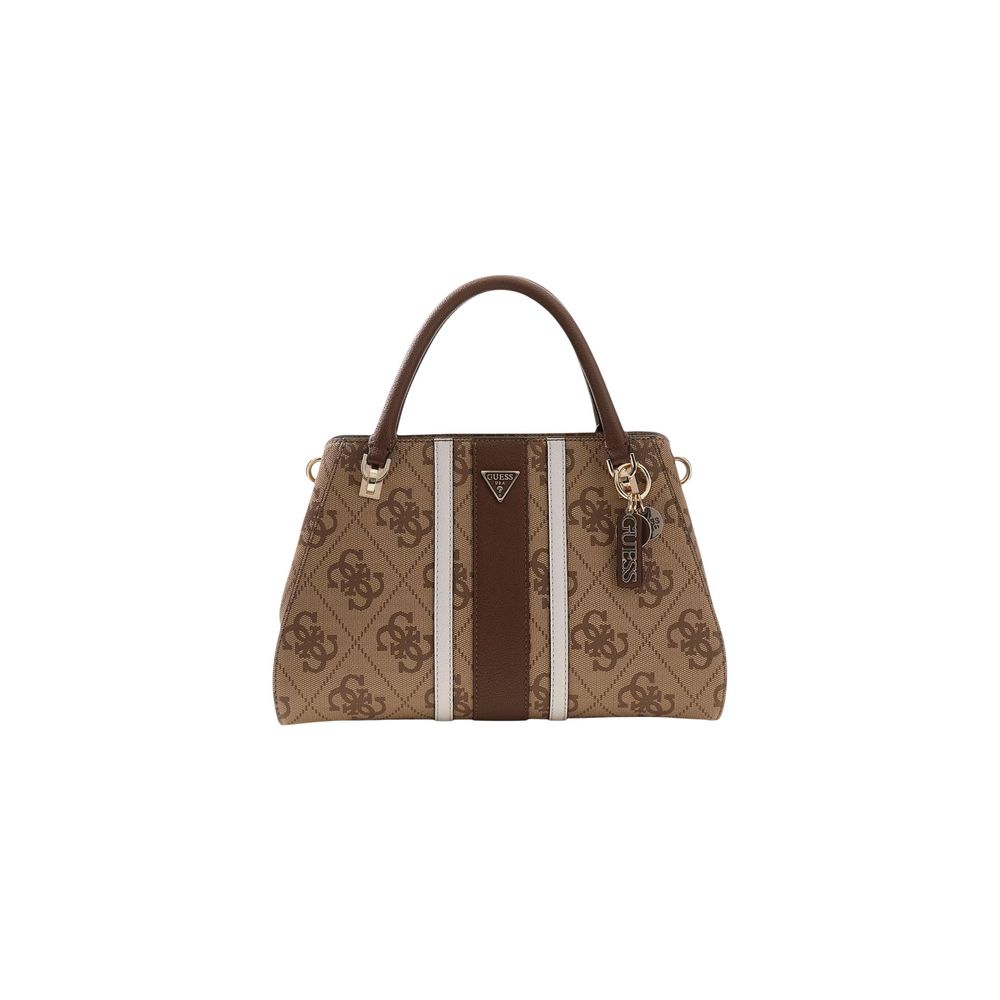 Guess Noelle Latte Logo Handbag