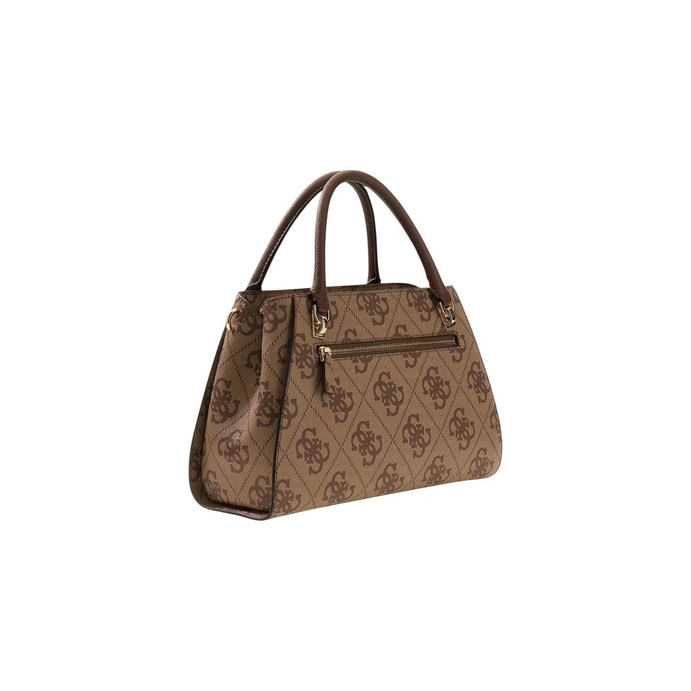 Guess Noelle Latte Logo Handbag