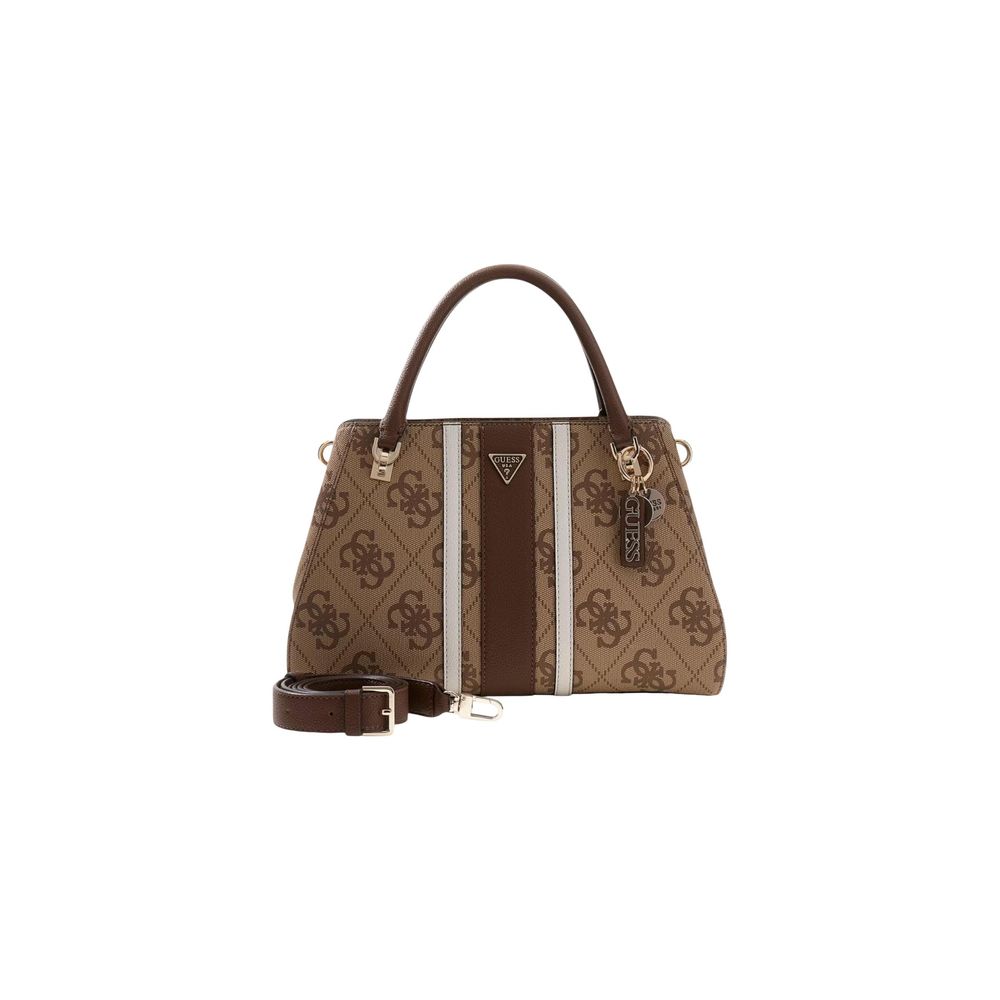Guess Noelle Latte Logo Handbag
