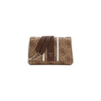 Guess Noelle Latte Logo Crossbody Bag