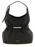 Balmain Sphynx Mini Smooth Leather Bag Black