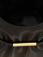 Balmain Sphynx Mini Smooth Leather Bag Black