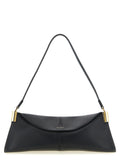 Balmain 64-83 Small Leather Shoulder Bag Black