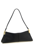 Balmain 64-83 Small Leather Shoulder Bag Black
