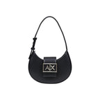 Armani Exchange Mini Coated Shoulder Bag Black