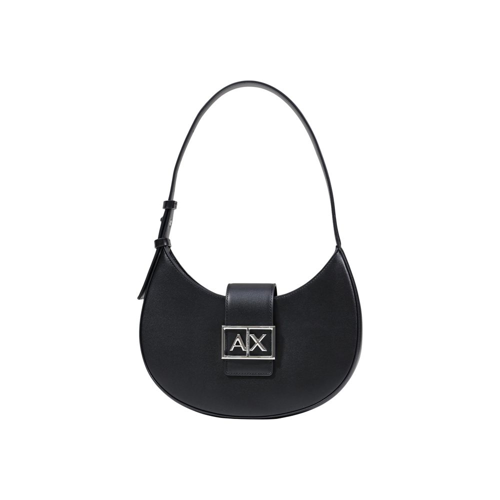 Armani Exchange Crescent Shoulder Bag Black