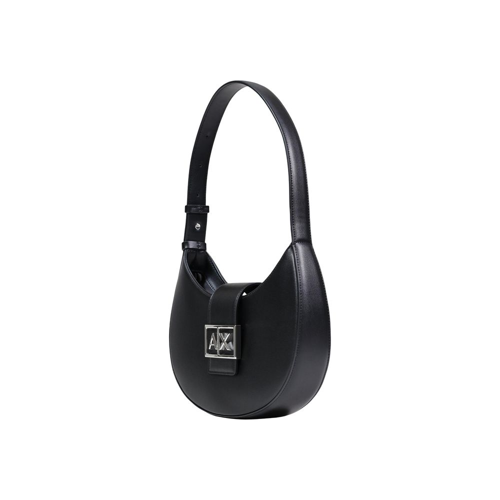 Armani Exchange Crescent Shoulder Bag Black