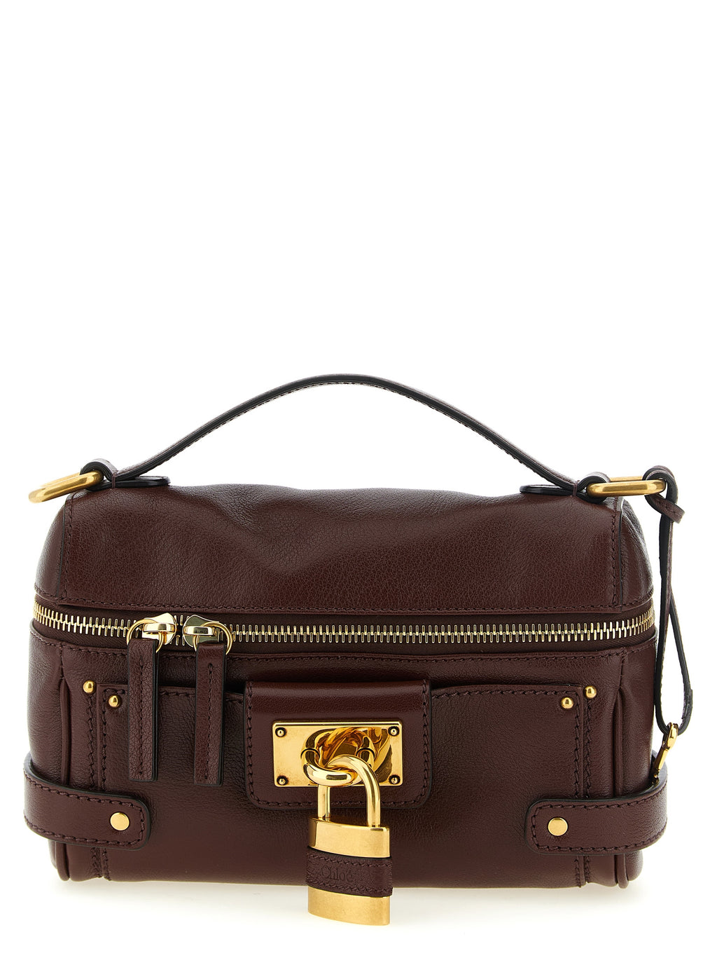 Chloé Paddington Vanity Buffalo Leather Bag Crafty Brown