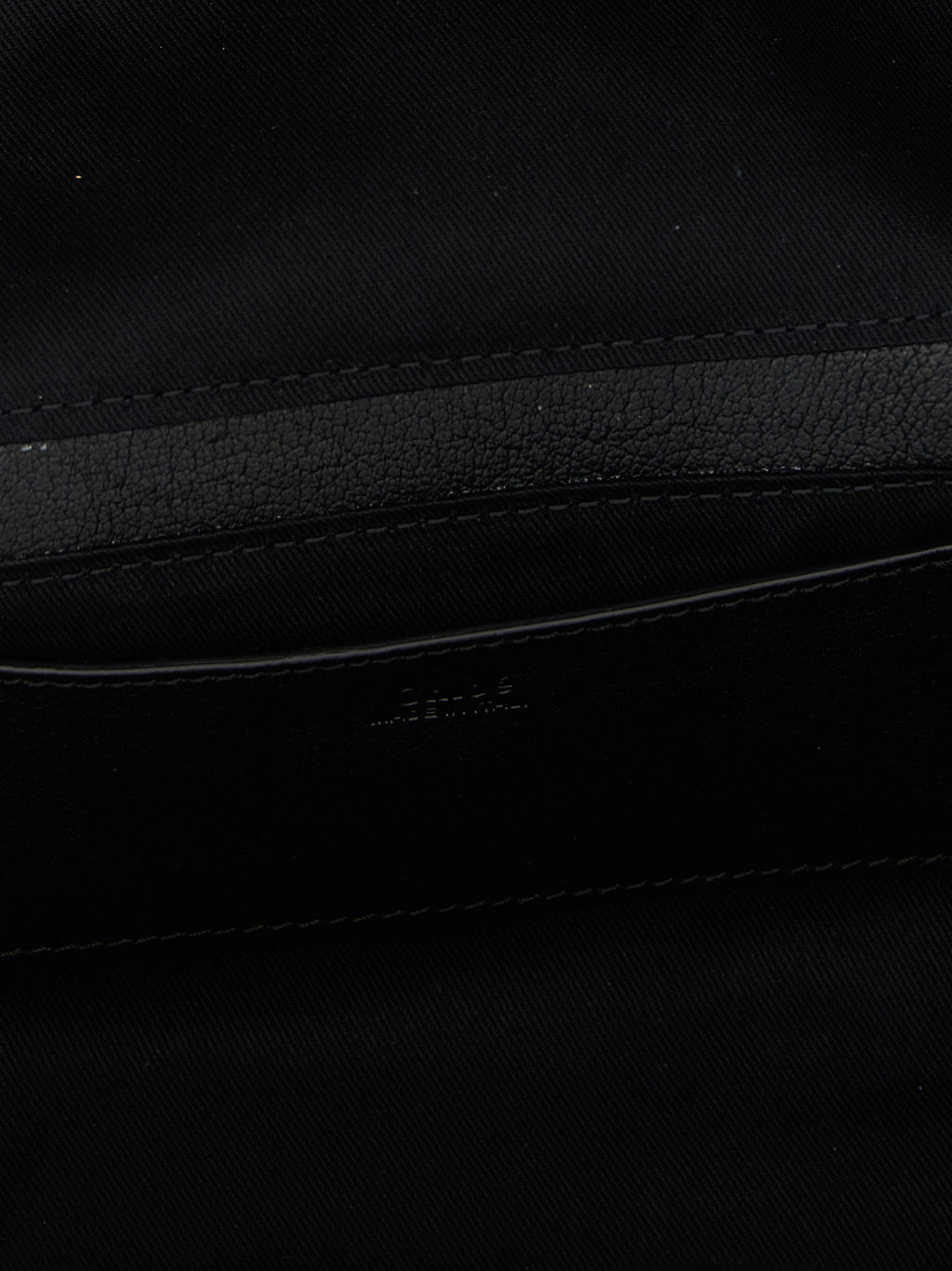 Chloé Paddington Vanity Buffalo Leather Bag Black