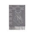 Max Mara Charme Cashmere Teddy Scarf Grey