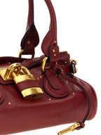 Chloé Paddington Buffalo Leather Bag Bordeaux