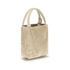 Chloé Small Spin Shearling Tote Bag Sweet Beige