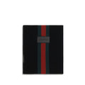 Gucci Striped Wool Cashmere Jacquard Scarf Black