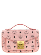 MCM Medium Tracy Crossbody in Visetos Soft Pink