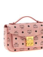 MCM Medium Tracy Crossbody in Visetos Soft Pink