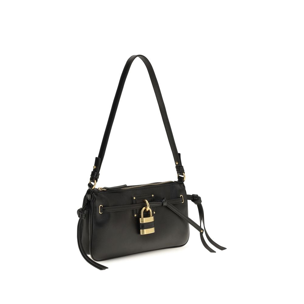 Chloé Mini Paddington Sling Nappa Lambskin Shoulder Bag Black