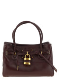 Chloé Small Paddington Sling Lambskin Bag Bordeaux