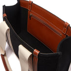 Chloé Woody Medium Wool Tote Bag Black
