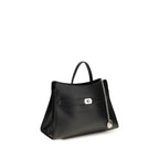 Alexander McQueen Locke Leather Bag Black
