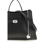 Alexander McQueen Locke Leather Bag Black