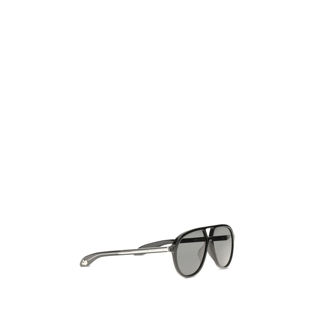 Alexander McQueen Black Acetate Sunglasses