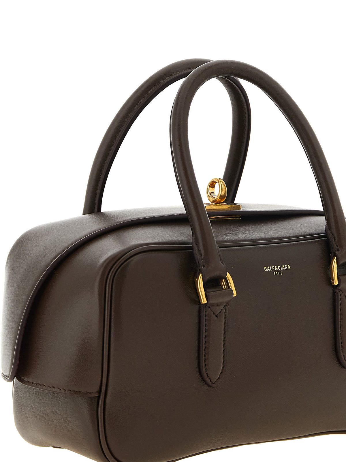 Balenciaga Le 7 Bowling Bag Small Muscade