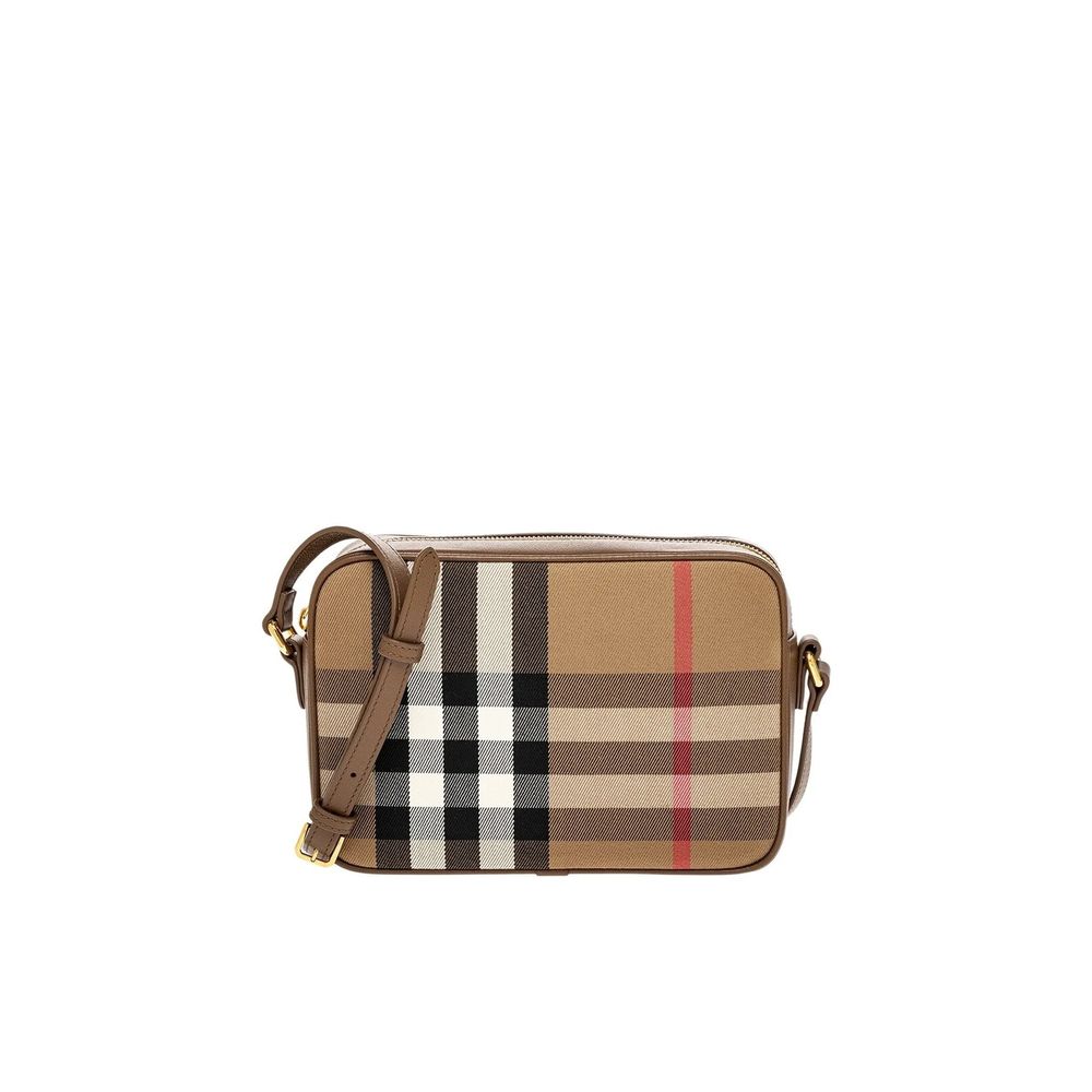 Burberry Check Camera Bag Earth