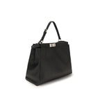 Fendi My Peekaboo Large Leather Handbag – Black
