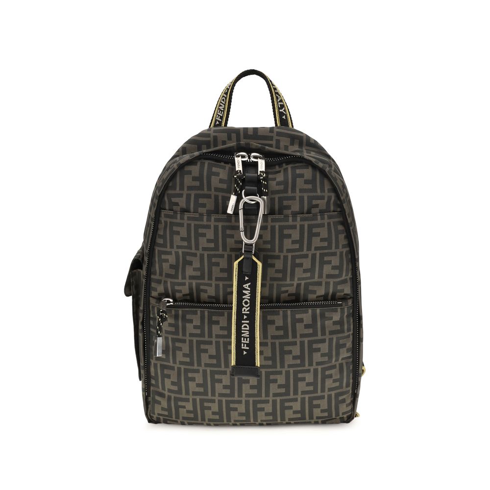 Fendi Climb FF Zucca Backpack Brown