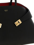 Ferragamo Hug M Handbag Black & Red