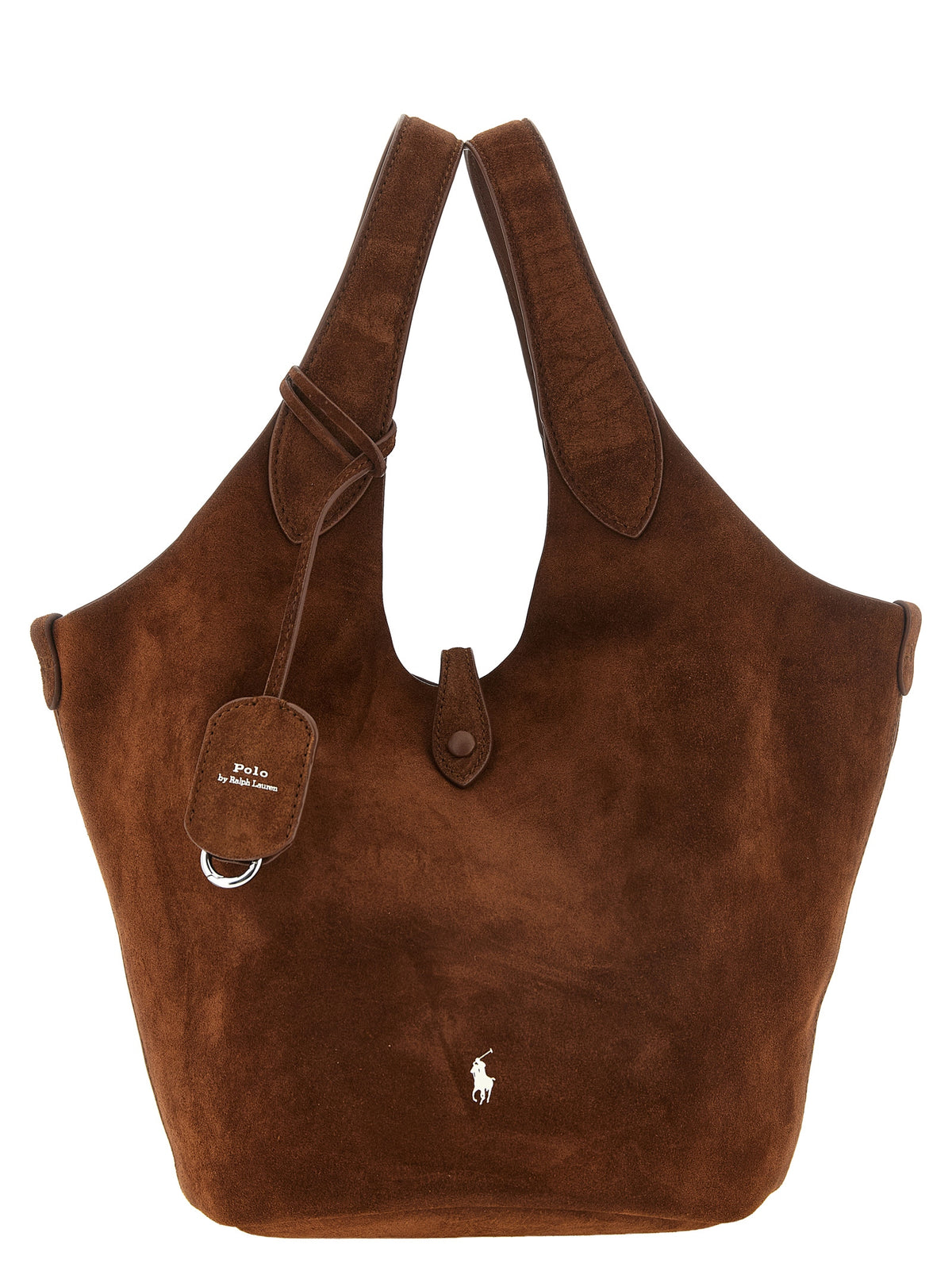 Polo Ralph Lauren Polo Play Suede Tote Café Brown