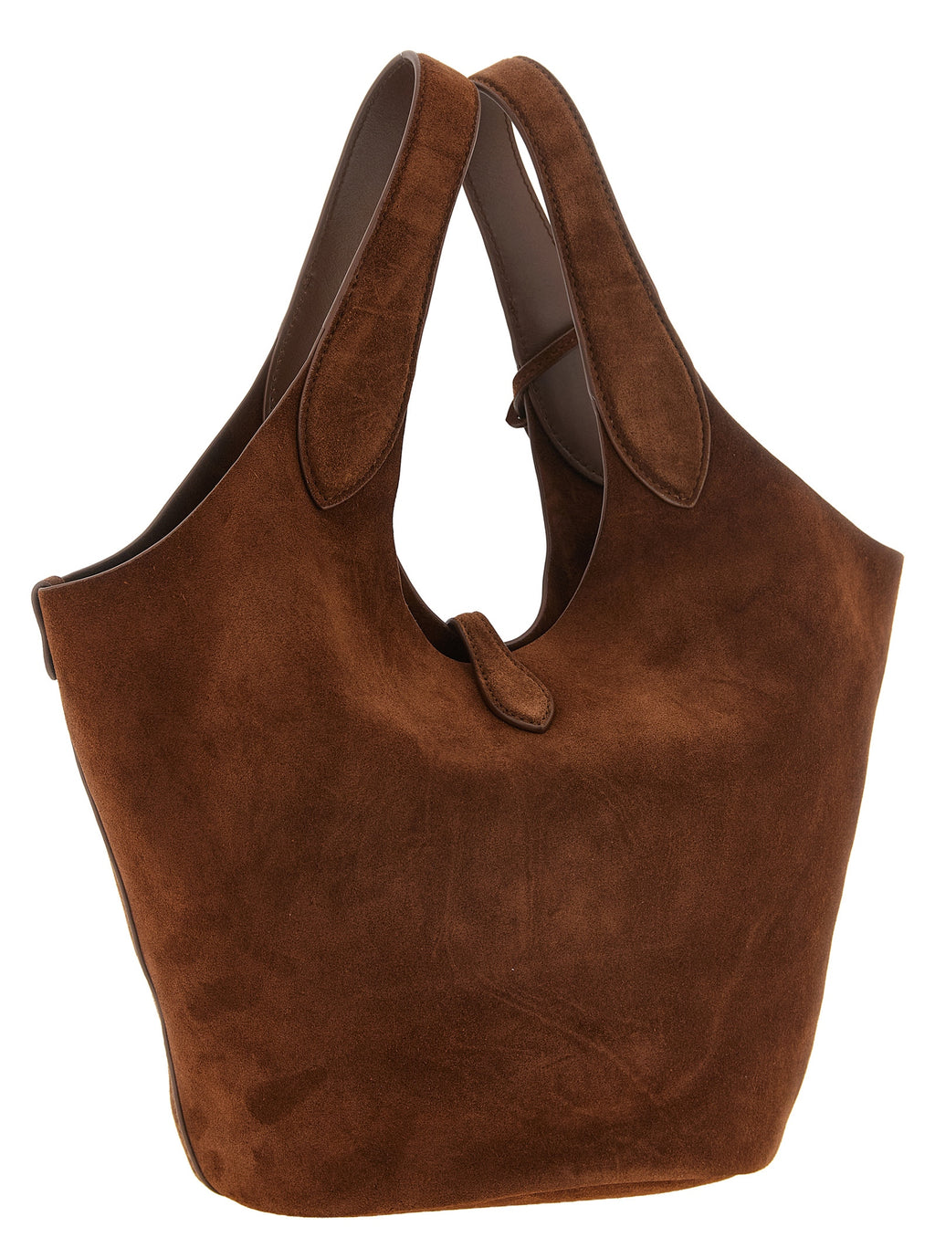 Polo Ralph Lauren Polo Play Suede Tote Café Brown