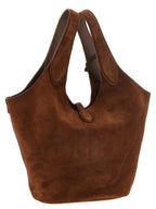 Polo Ralph Lauren Polo Play Suede Tote Café Brown