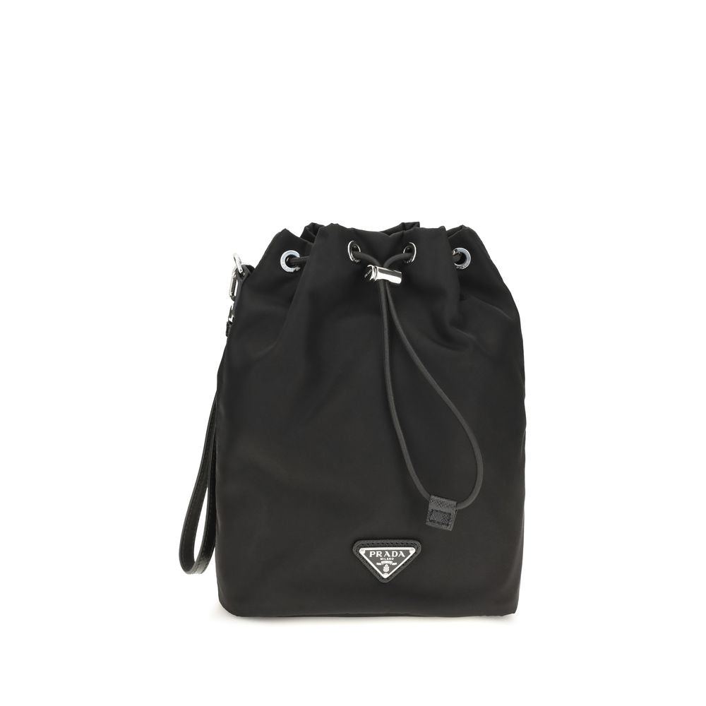 Prada Speedrock Re-Nylon Pouch Black