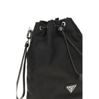 Prada Speedrock Re-Nylon Pouch Black