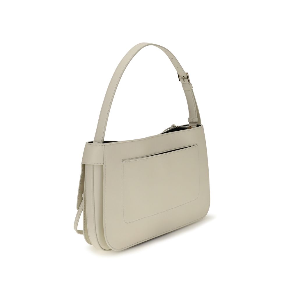 Ferragamo Cara Small Shoulder Bag Beige