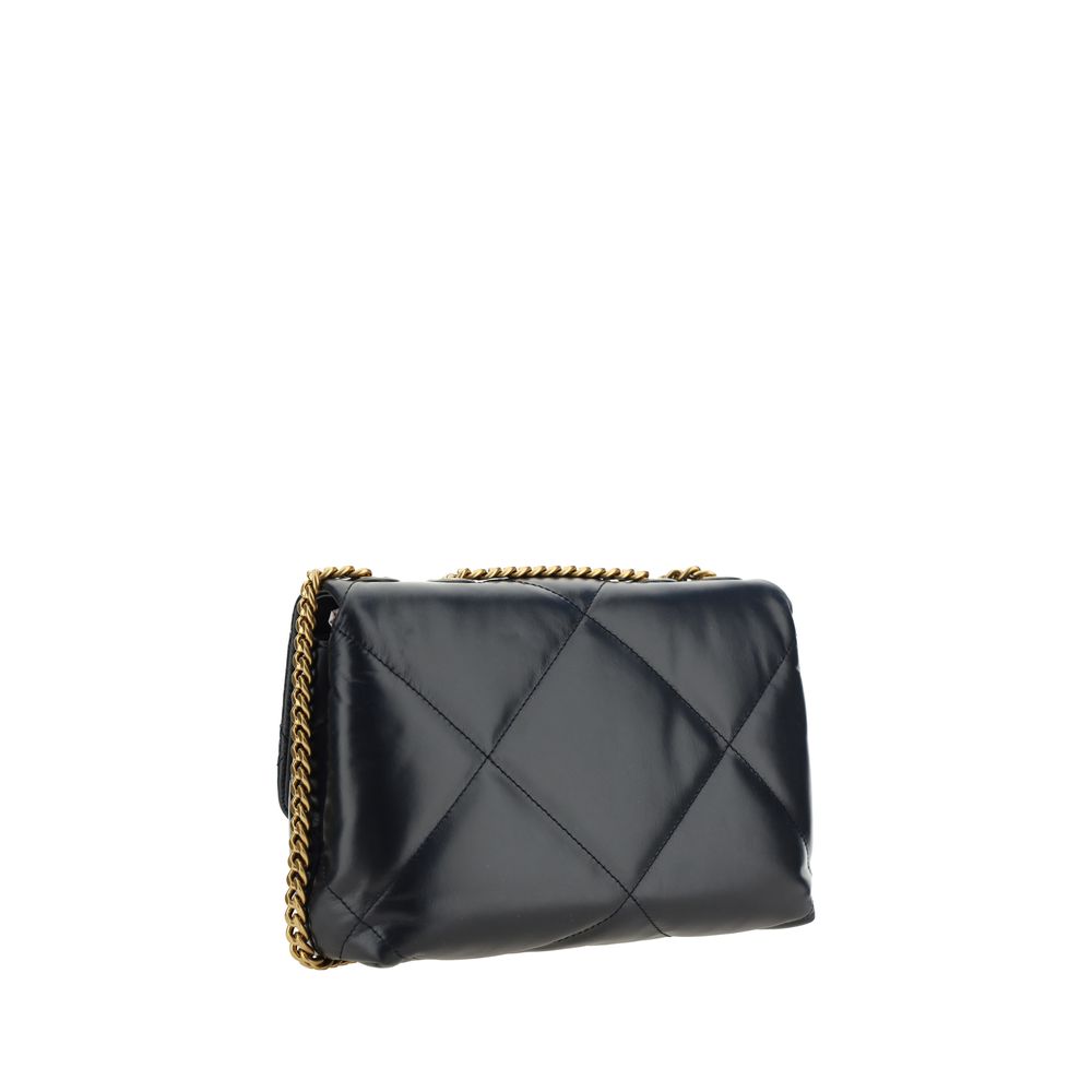 Tory Burch Small Kira Diamond Quilt Shoulder Bag Black