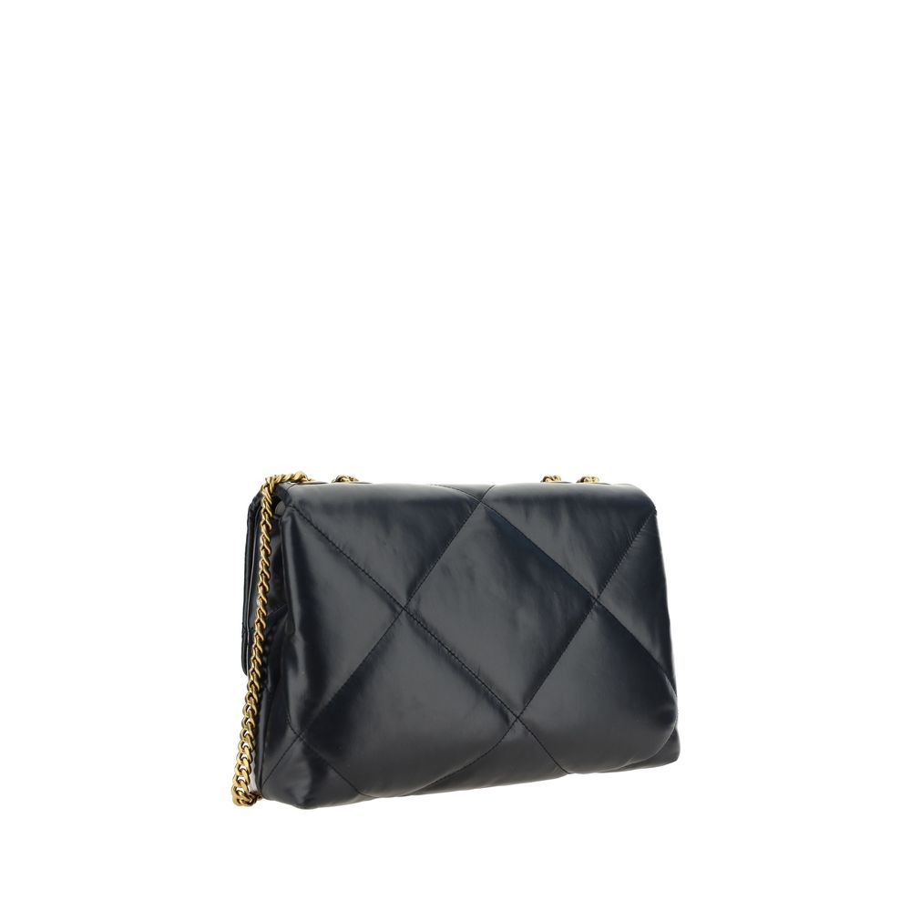 Tory Burch Kira Diamond Quilt Shoulder Bag Black