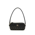 Miu Miu Matelassé Nappa Leather Pouch Black
