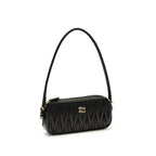 Miu Miu Matelassé Nappa Leather Pouch Black