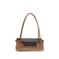Marni Trunkette Shoulder Bag Raw Sienna & Redwood