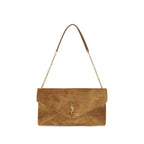 Saint Laurent Cassandre Pouch on Chain Caramel Cognac