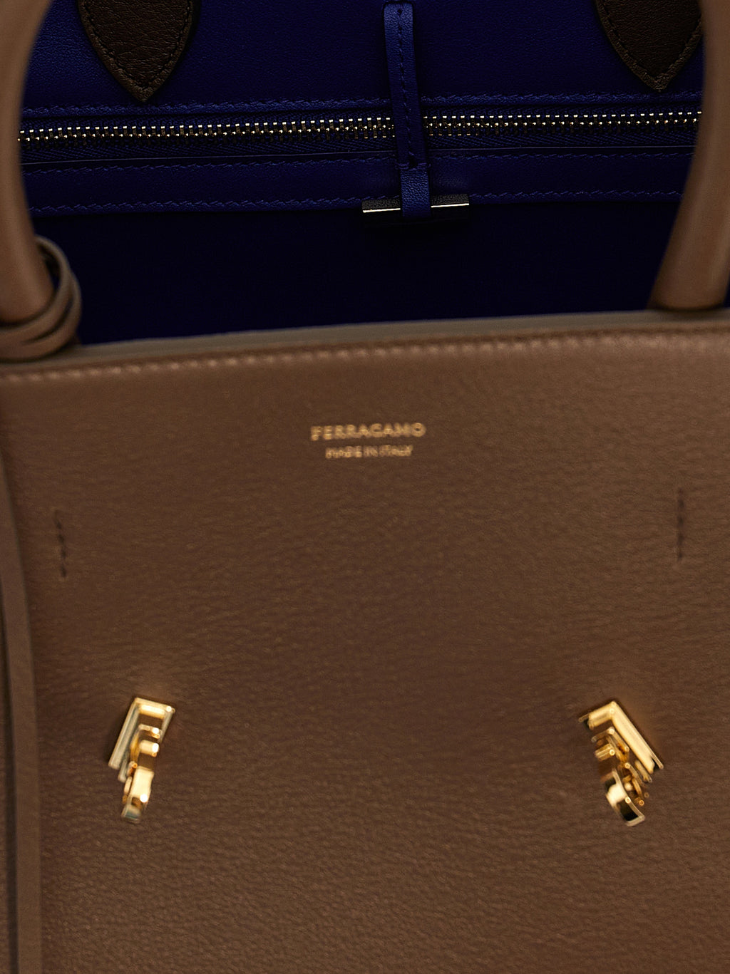 Ferragamo Hug S Handbag Brown