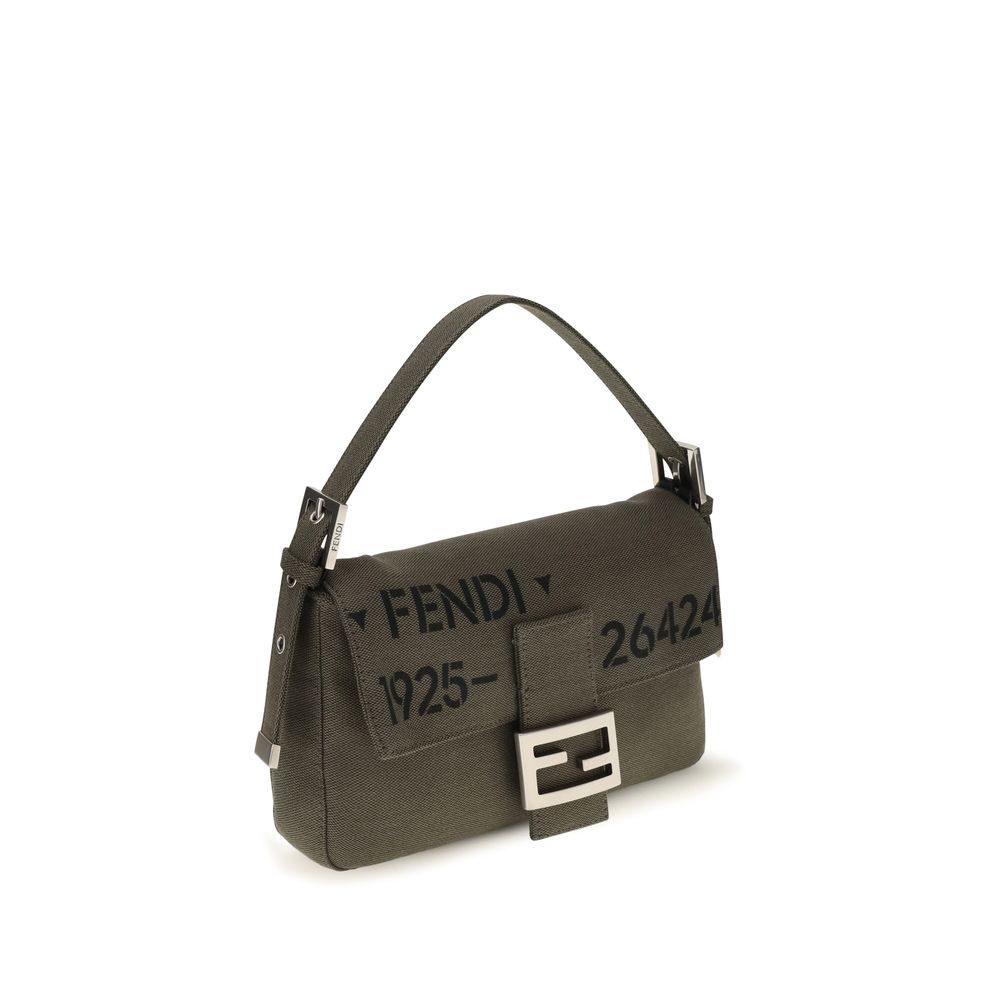 Fendi The Baguette® 26424 Canvas Bag Khaki Green
