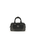 Miu Miu Arcadie Studded Leather Bag Black
