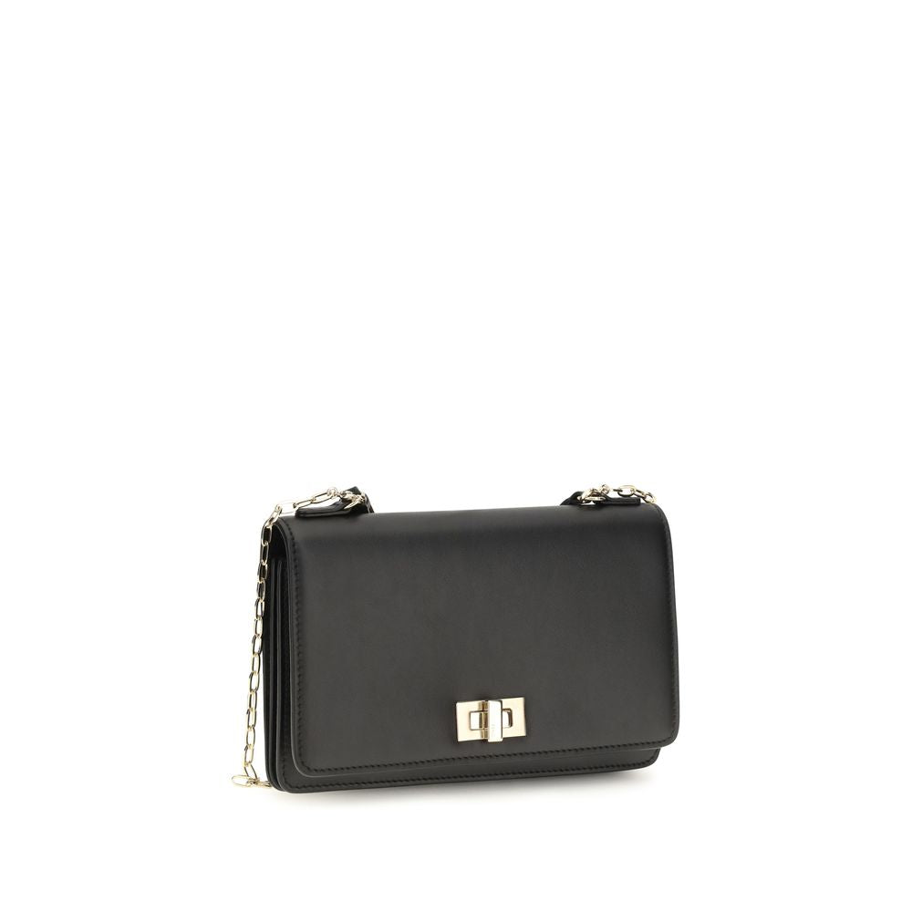 Fendi Peekaboo Wallet On Chain Black