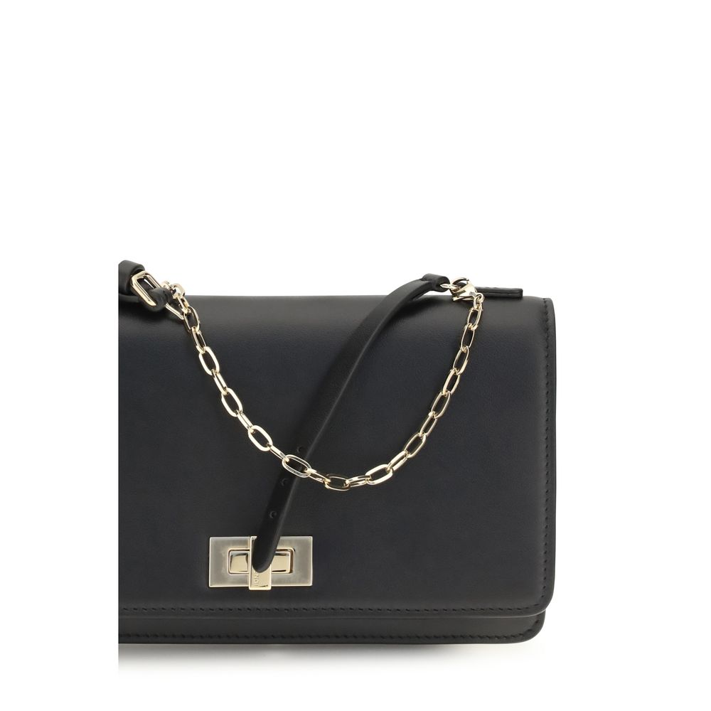 Fendi Peekaboo Wallet On Chain Black